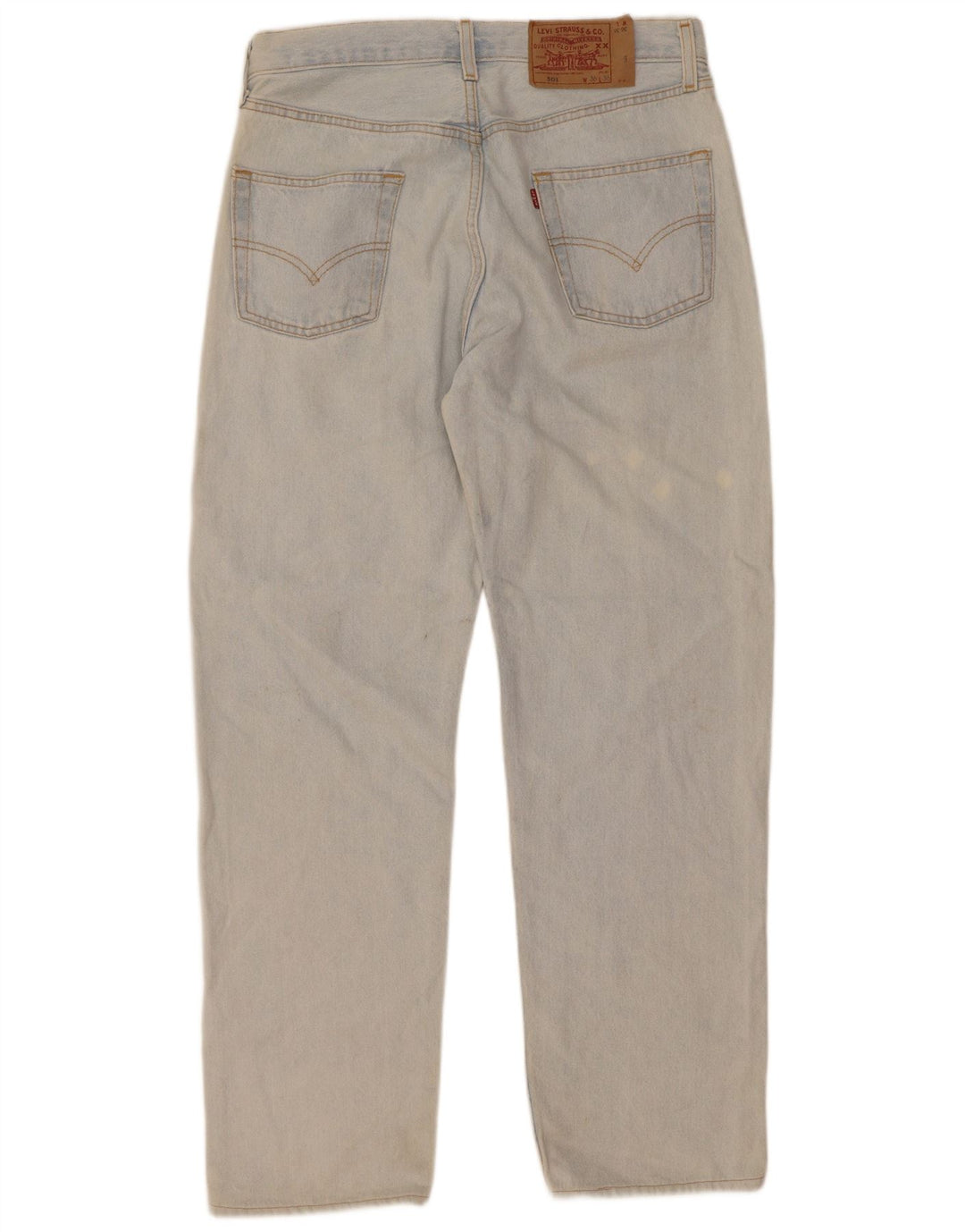 Levi's Herren 501 Straight Jeans W36 L32 Blaue Baumwolle