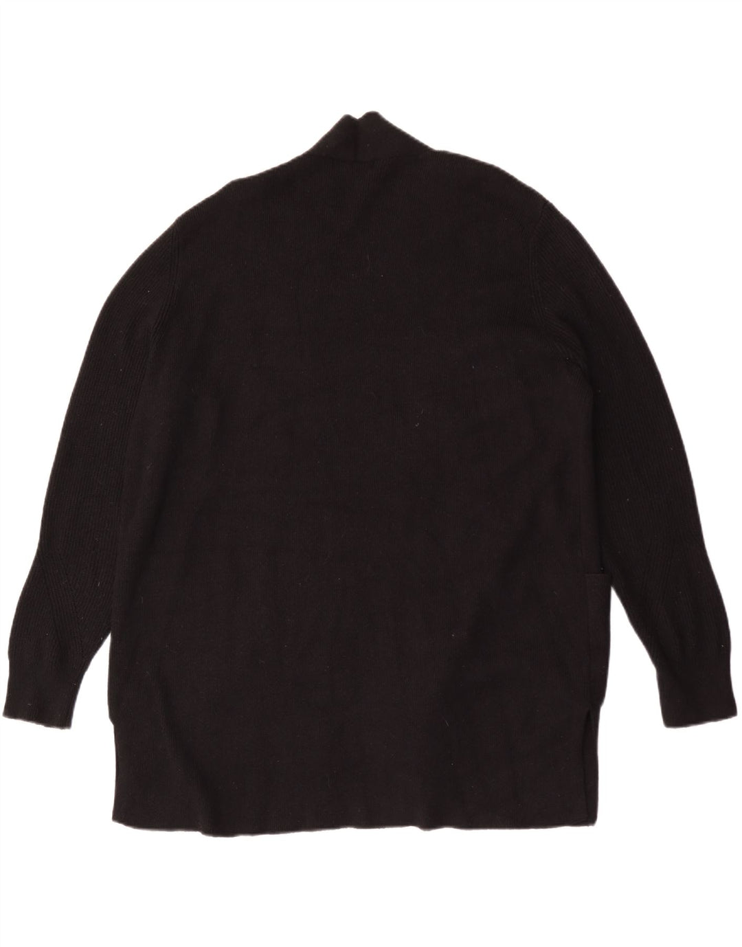 Marks & Spencer Damen Longline Open Cardigan Pullover UK 20 2XL Schwarz