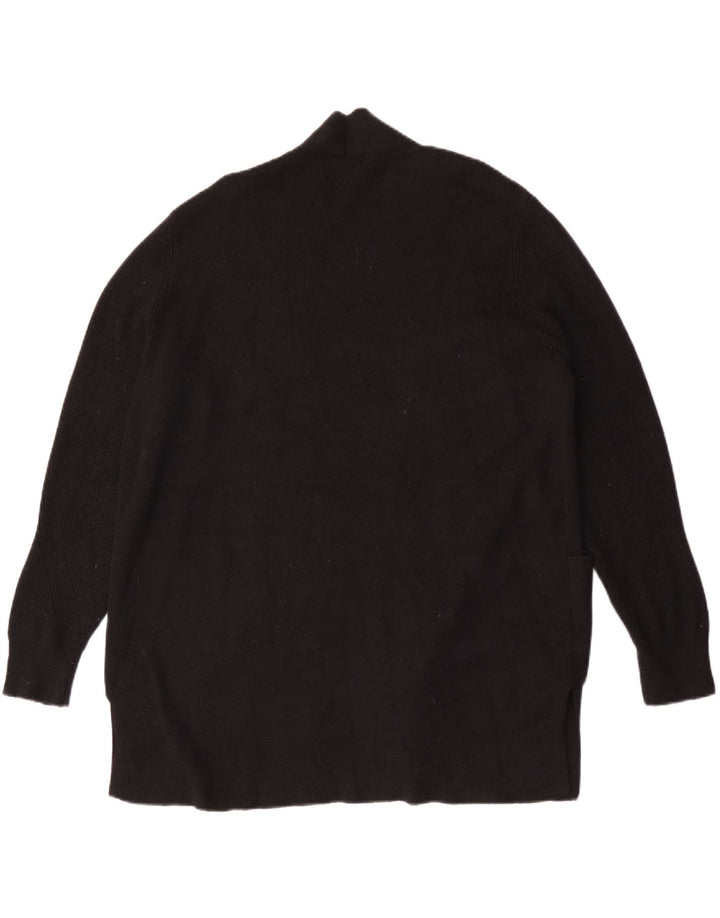 Marks & Spencer Damen Longline Open Cardigan Pullover UK 20 2XL Schwarz