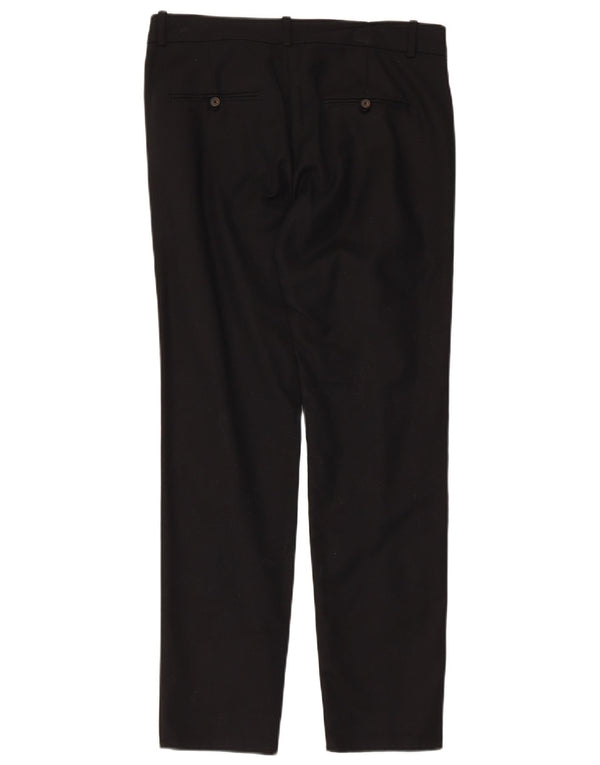 Gerade Chino-Hose für Damen von Zara, EU 36, XS, W26, L27, Schwarz