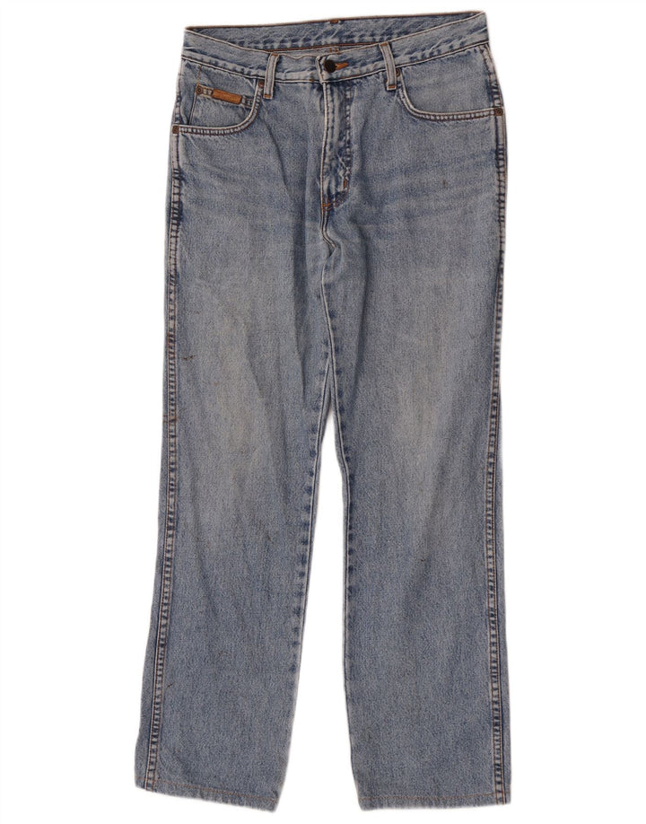 Wrangler Herren Texas Straight Jeans W31 L29 Blaue Baumwolle