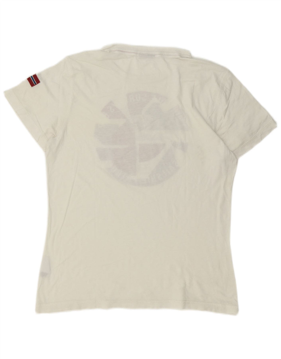 Napapijri Herren-T-Shirt mit Grafik, mittelweiße Baumwolle