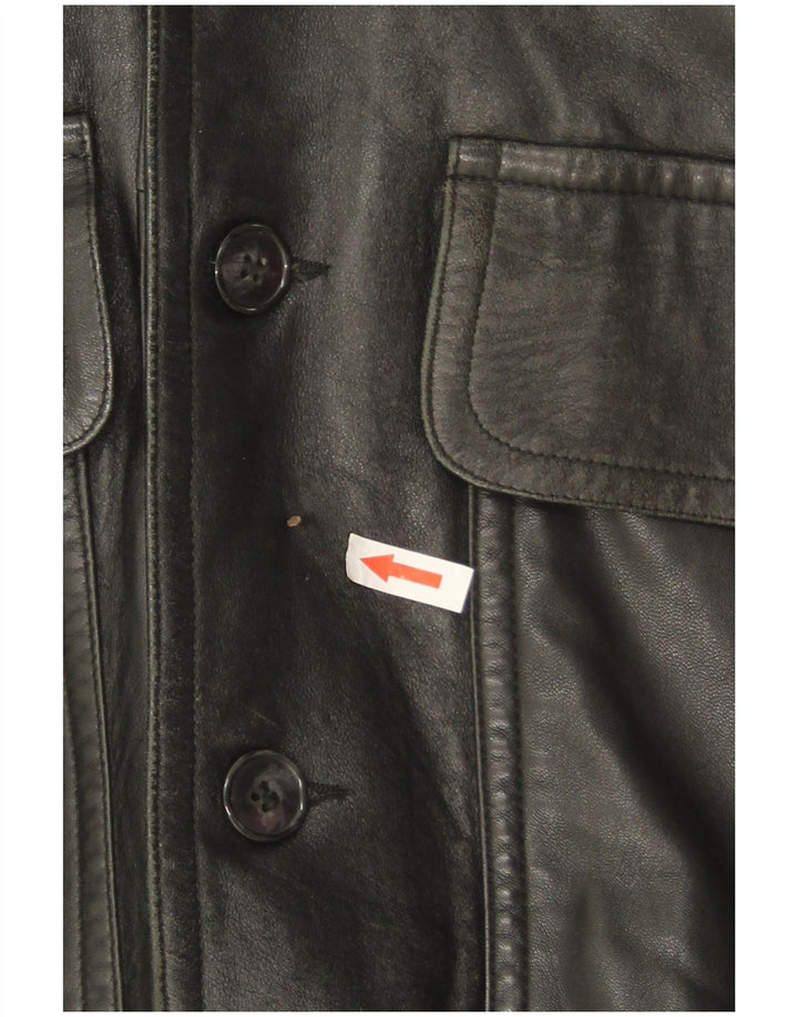 Marco Baldassari Damen Lederjacke UK 20 2XL Schwarz