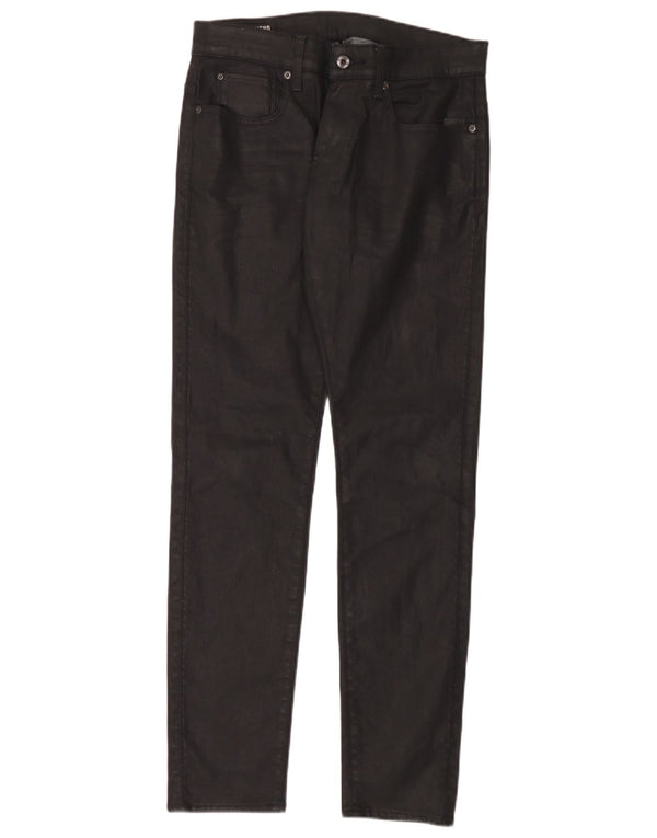 G-Star Herren Revend Super Slim Jeans W31 L32 Schwarze Baumwolle