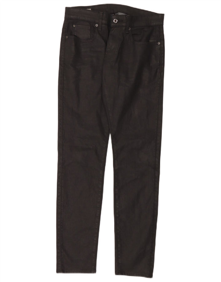 G-Star Herren Revend Super Slim Jeans W31 L32 Schwarze Baumwolle