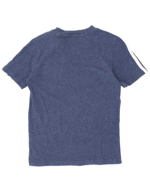Adidas Jungen T-Shirt Top 7-8 Jahre Marineblaue Baumwolle