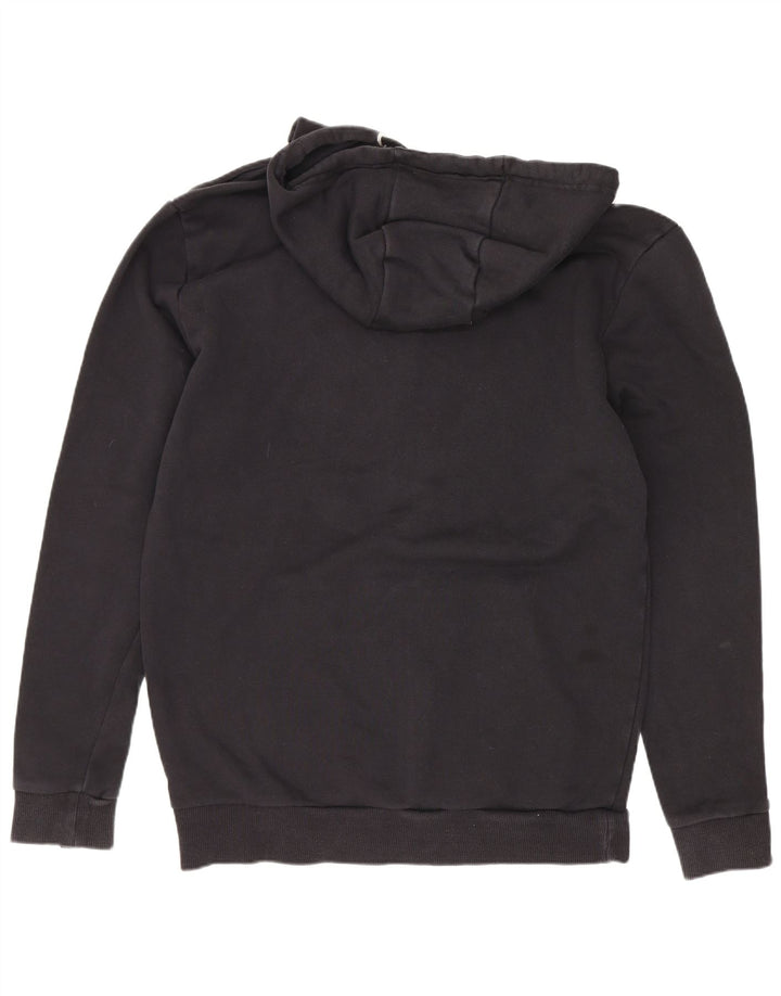 Ellesse Herren-Kapuzenpullover mit Grafik, mittelschwarze Baumwolle