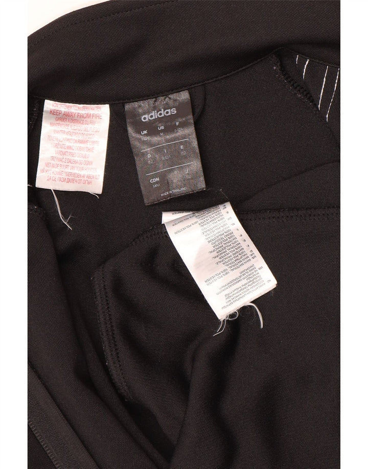 Adidas Jungen Climalite Trainingsanzug Top Jacke 11-12 Jahre Schwarz Polyester