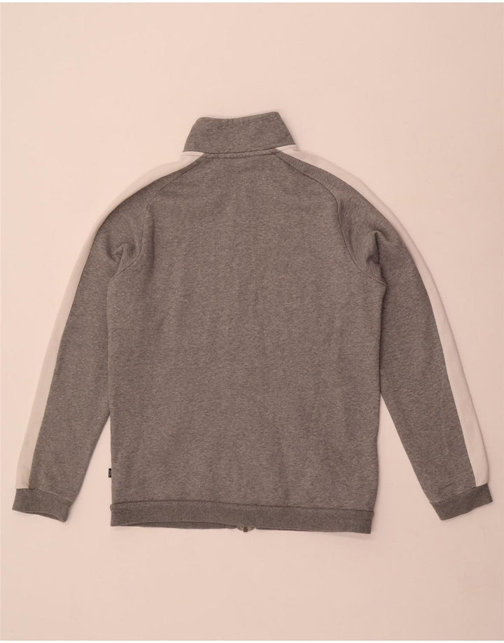 Puma Herren-Trainingsanzug-Oberteil, Jacke, Größe S, Grau, Colourblock-Baumwolle