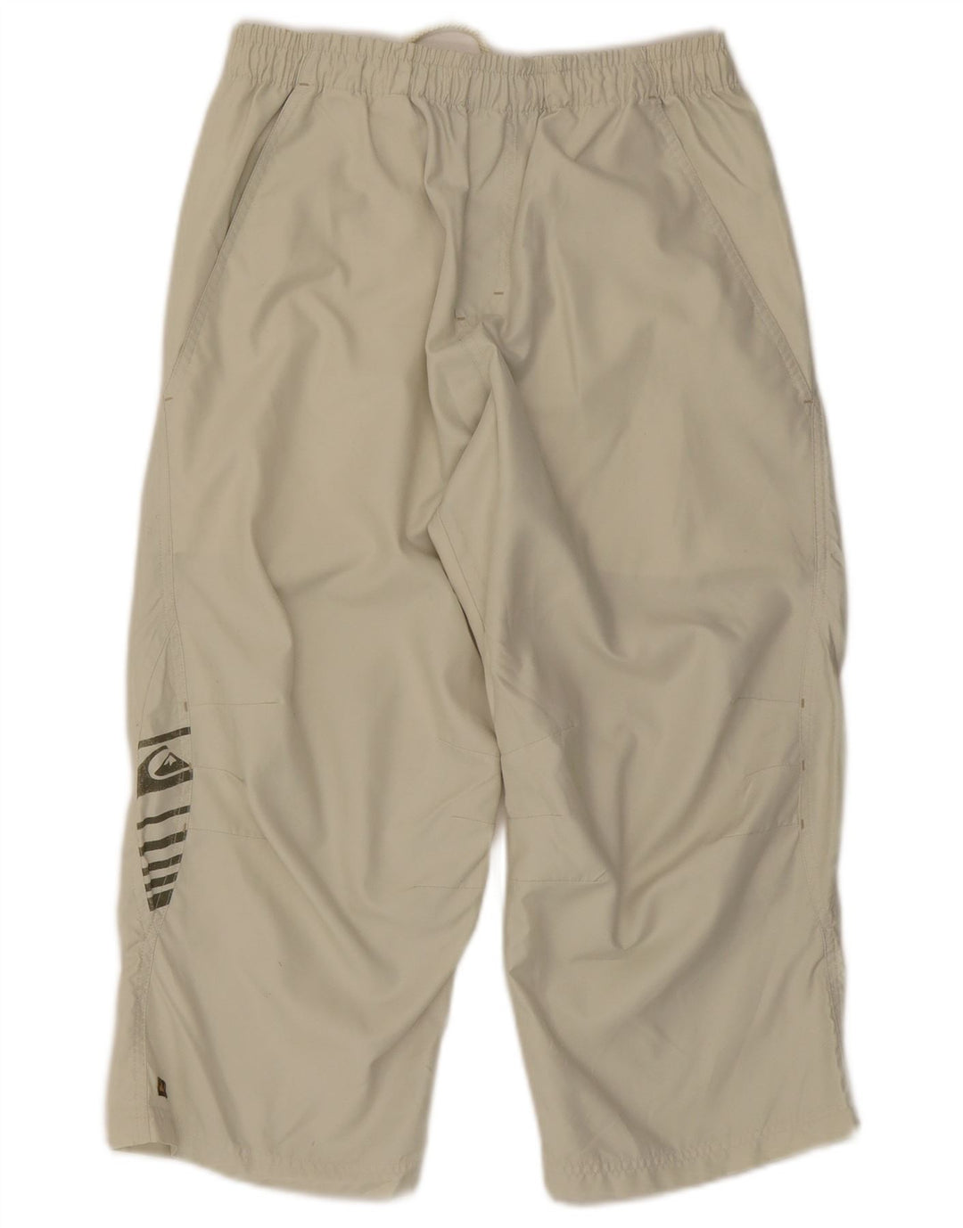 Quiksilver Herren Capri-Trainingshose mit Grafik, Größe S, Beige, Polyester