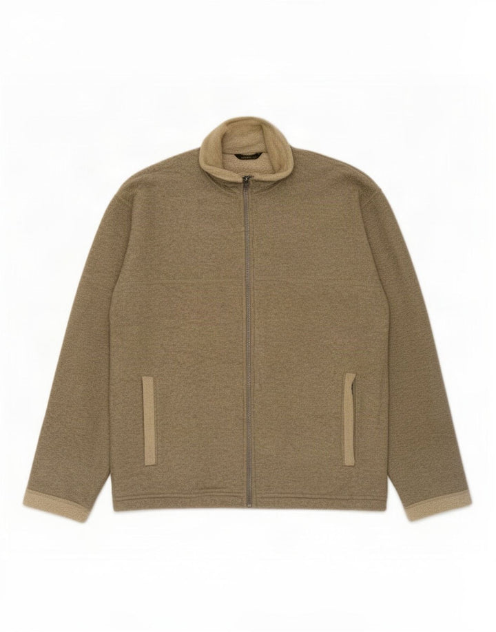 Marks & Spencer Herren St. Michael Trainingsanzug Top Jacke Mittelbeige