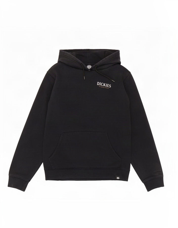 Dickies Herren-Kapuzenpullover mit Grafik, mittelschwarz, Baumwolle
