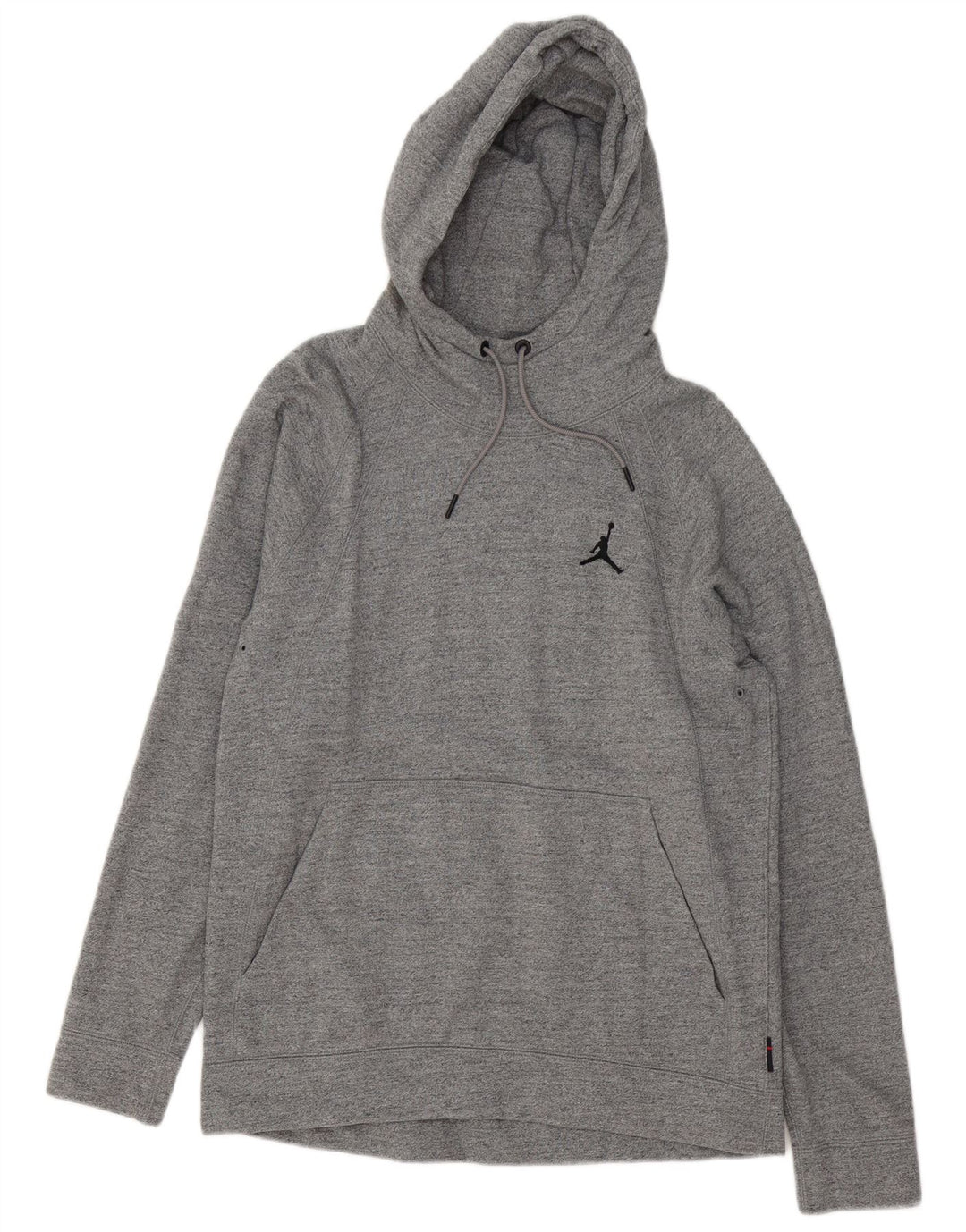 Jordan Herren-Kapuzenpullover, groß, grau gefleckte Baumwolle
