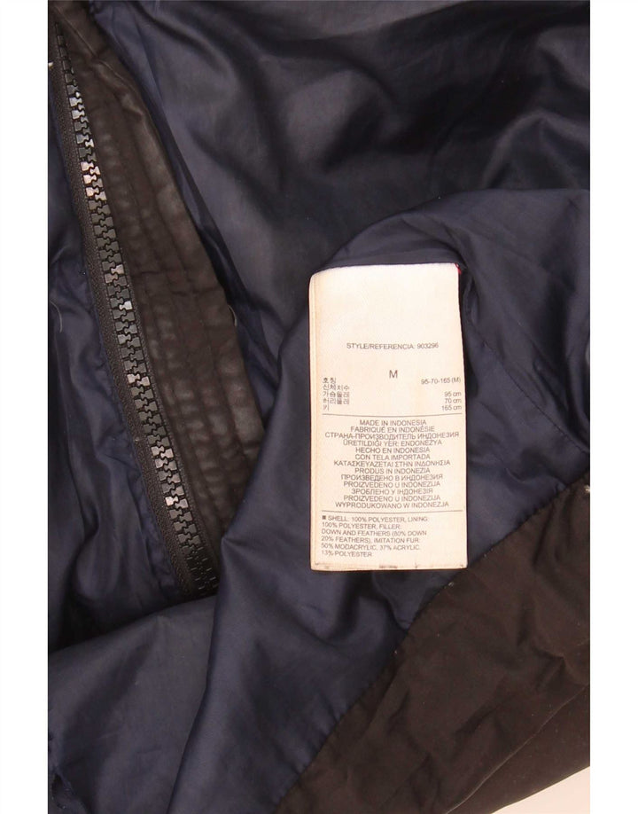 Gap Wattierte Damenjacke mit Kapuze, UK 14, Mittelschwarz, Polyester