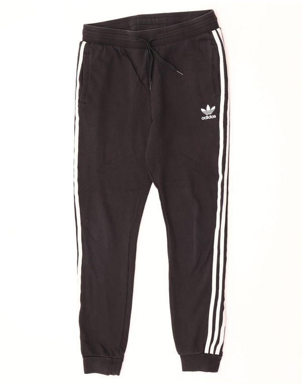 Adidas Jungen-Trainingshose, Jogginghose, 13–14 Jahre, schwarze Baumwolle