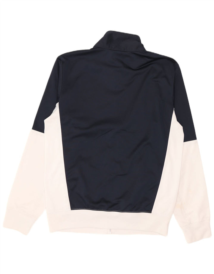 Champion Herren-Trainingsanzugoberteil mit Grafik, mittleres Marineblau, Farbblock