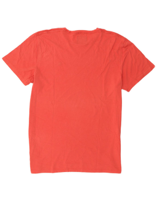 Abercrombie & Fitch Herren T-Shirt Top XL Orange Baumwolle