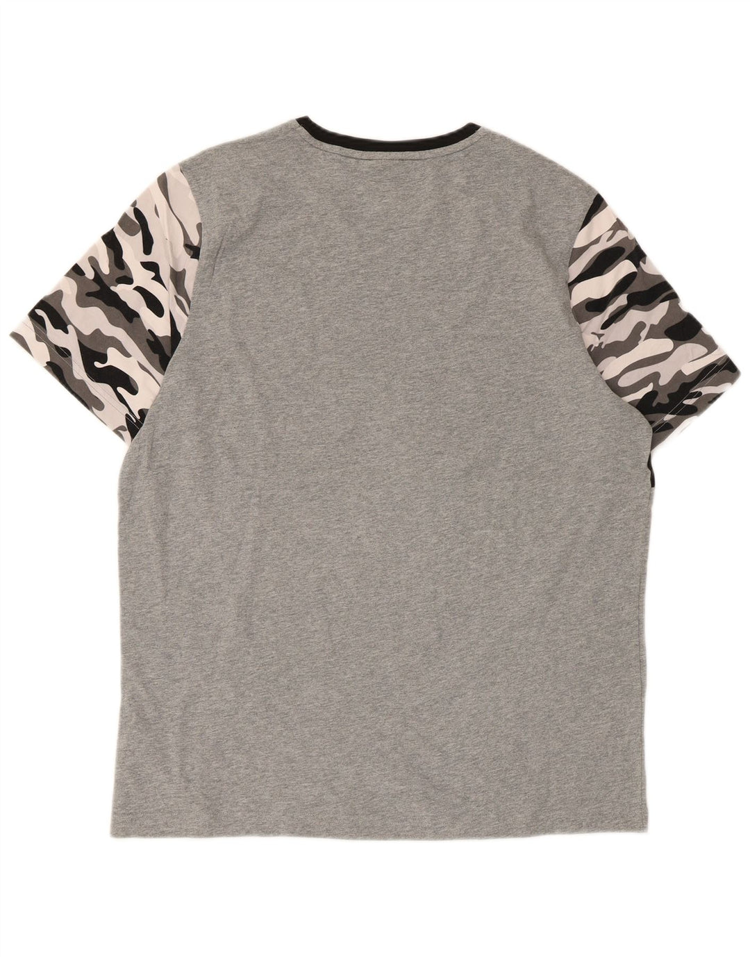 Puma Herren-T-Shirt mit Grafik, groß, mehrfarbig, Camouflage-Baumwolle