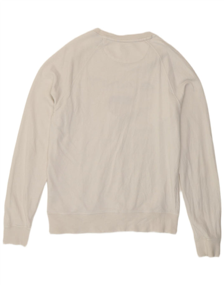 Gant Herren Grafik-Sweatshirt-Pullover XL aus weißer Baumwolle