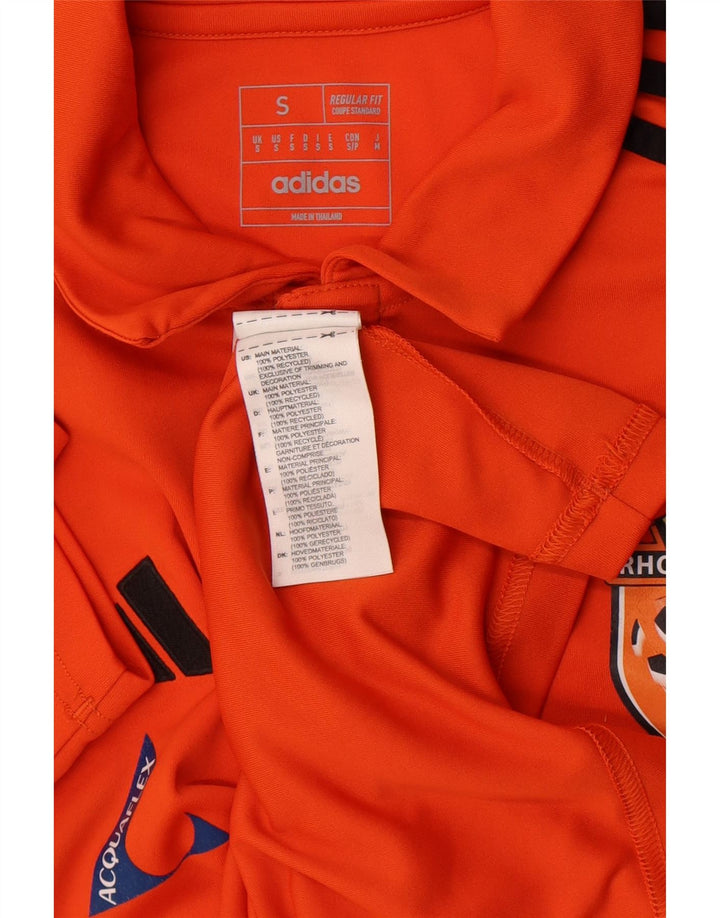Adidas Herren Aeroready Graphic Regular Fit Poloshirt Small Orange Polyester