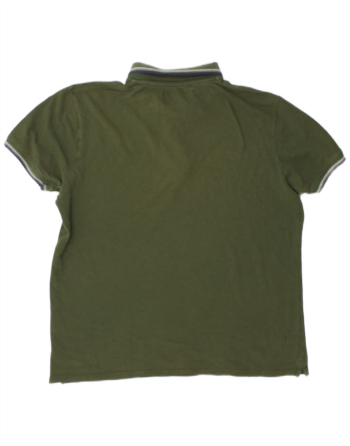 Lyle & Scott Herren-Poloshirt, groß, Khaki, Baumwolle