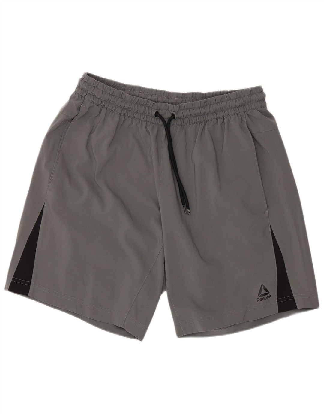 Reebok Herren Regular Sport Shorts Mittelgrau Polyester Sport