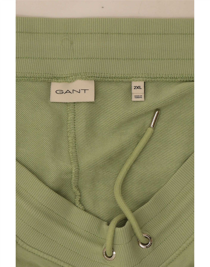 Gant Herren Sportshorts 2XL Grüne Baumwolle