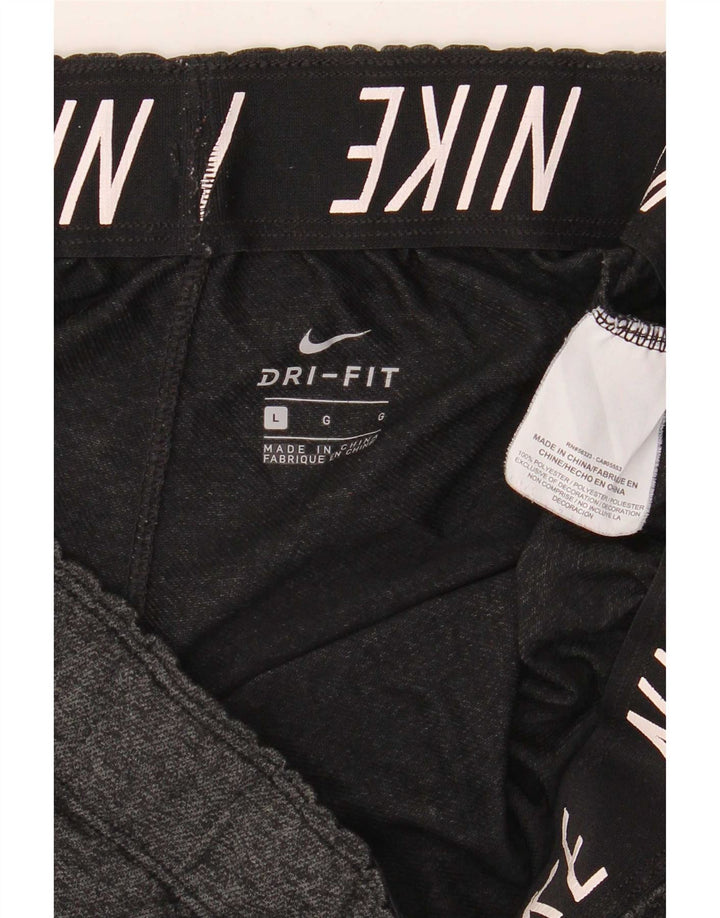 Nike Herren Dri Fit Sportshorts, groß, graues Polyester
