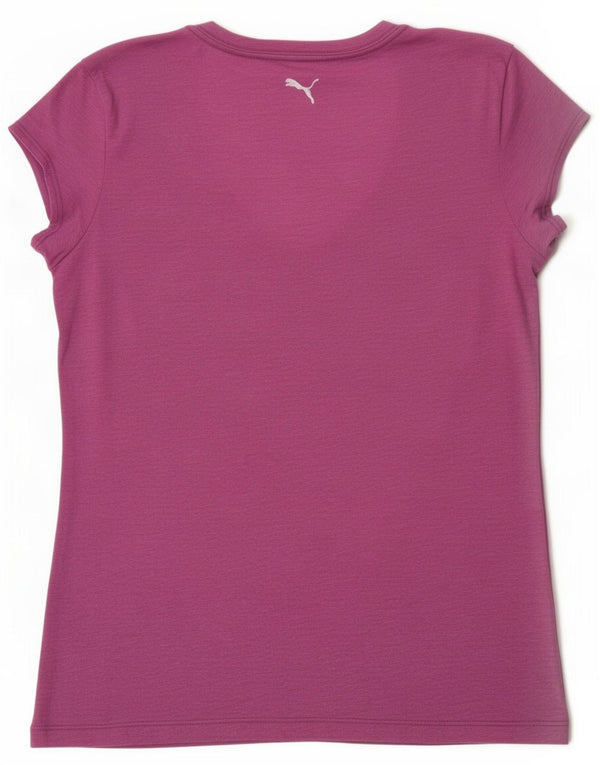 Puma Damen T-Shirt Top UK 16 Large Lila