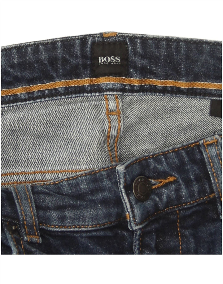 Hugo Boss Herren Slim Jeans W32 L33 Marineblau