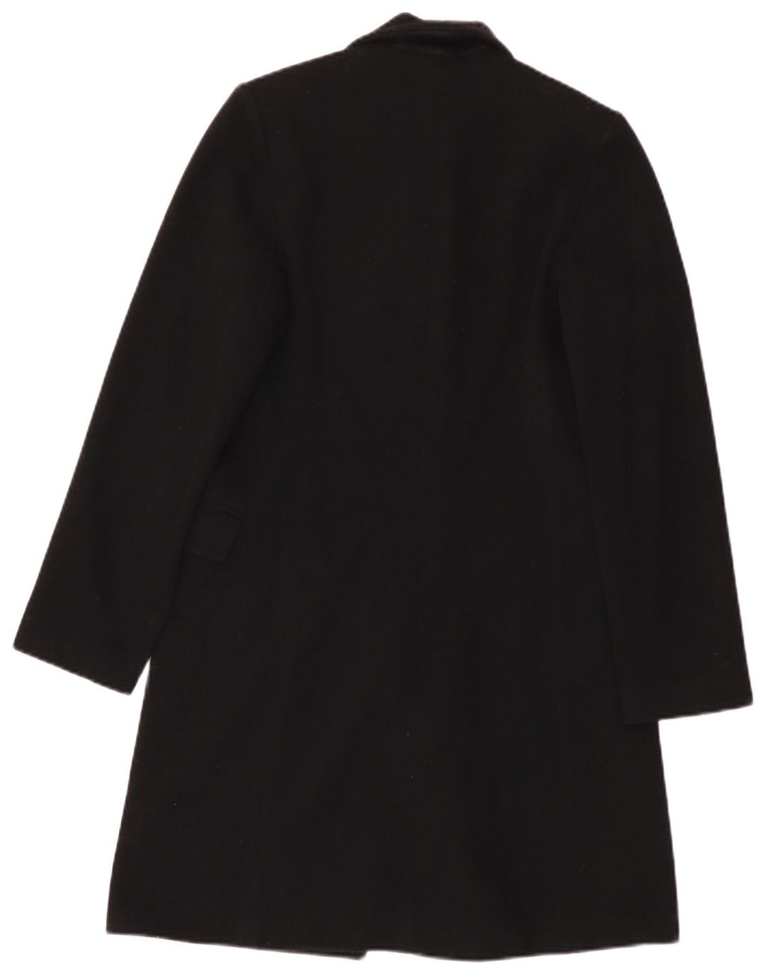 Pinko Damenmantel UK 10 Small Schwarze Wolle
