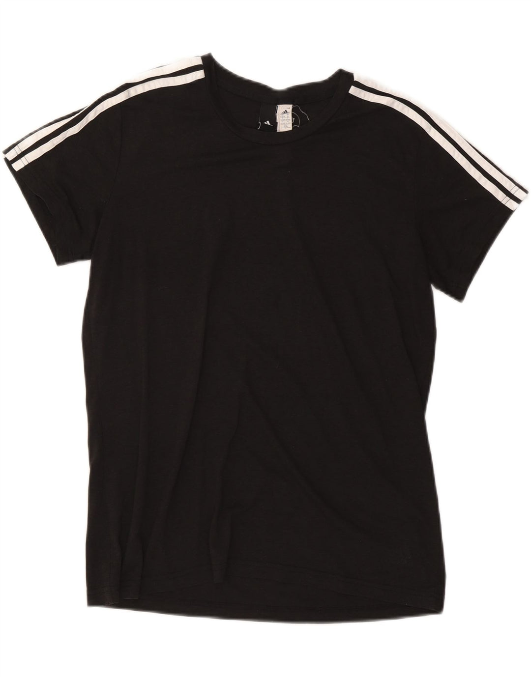 ADIDAS Damen T-Shirt Top UK 20/22 XL Schwarz Polyester
