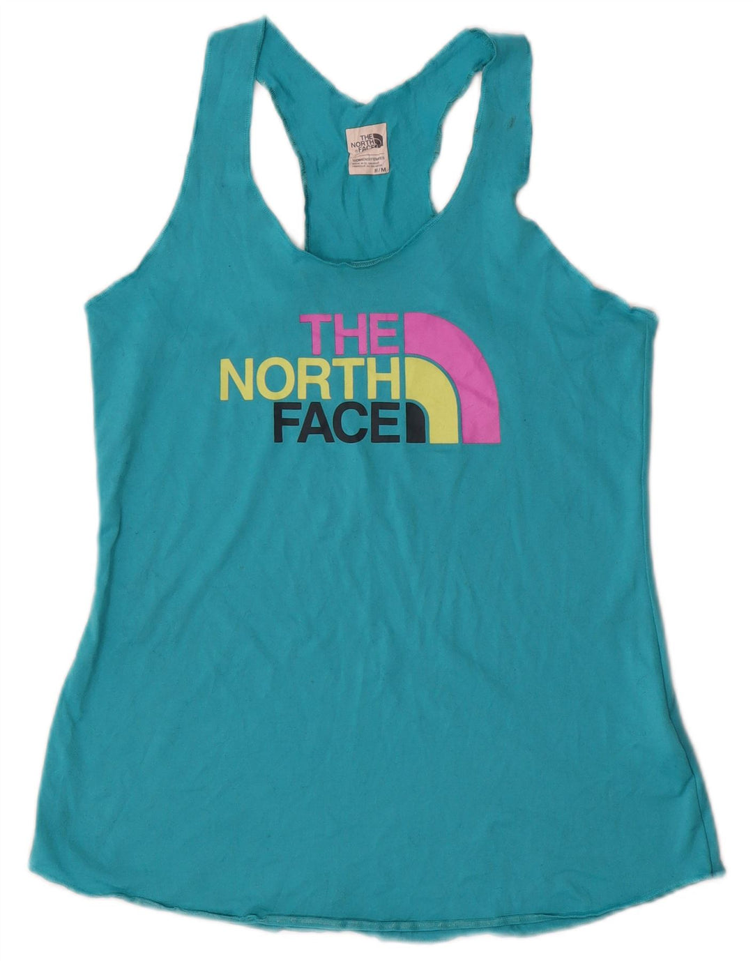 The North Face Womens Graphic Vest Top UK 12 Mittelblaues Polyester