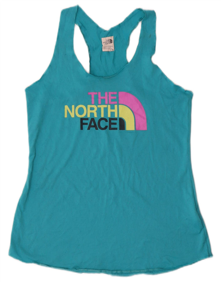 The North Face Womens Graphic Vest Top UK 12 Mittelblaues Polyester