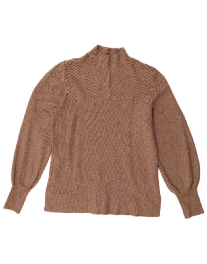 Marks & Spencer Rollkragenpullover für Damen, Gr. 14, Mittelbraun