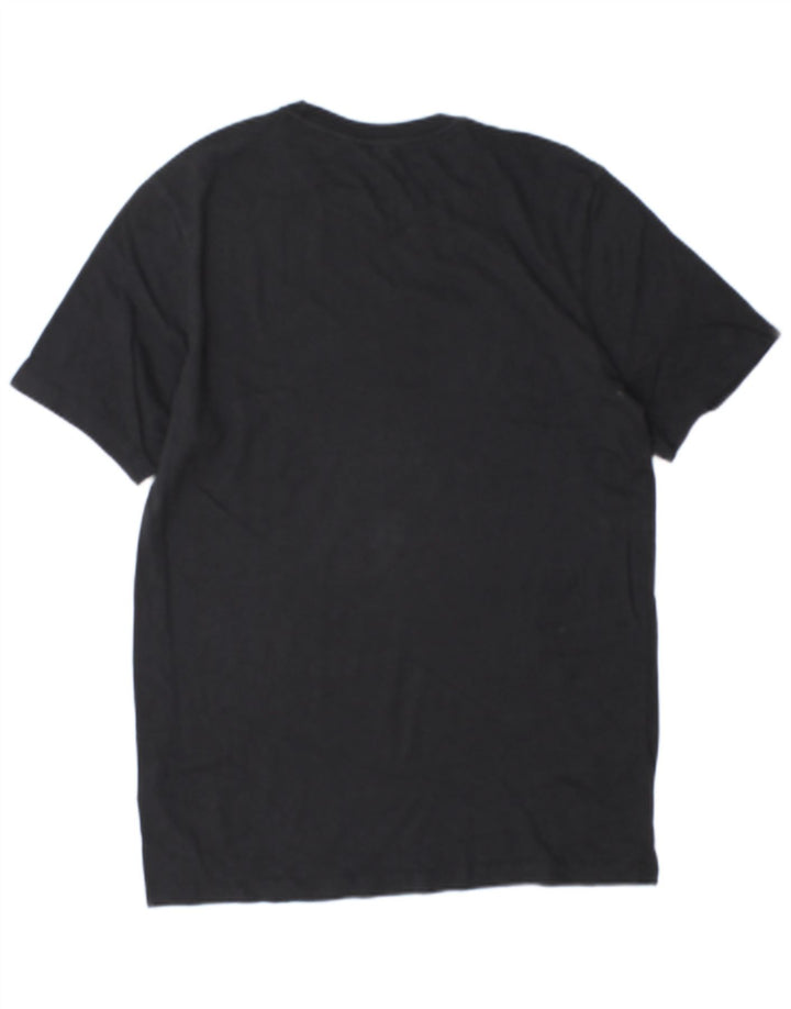 Nike Herren Liverpool Grafik-T-Shirt aus mittelschwarzer Baumwolle