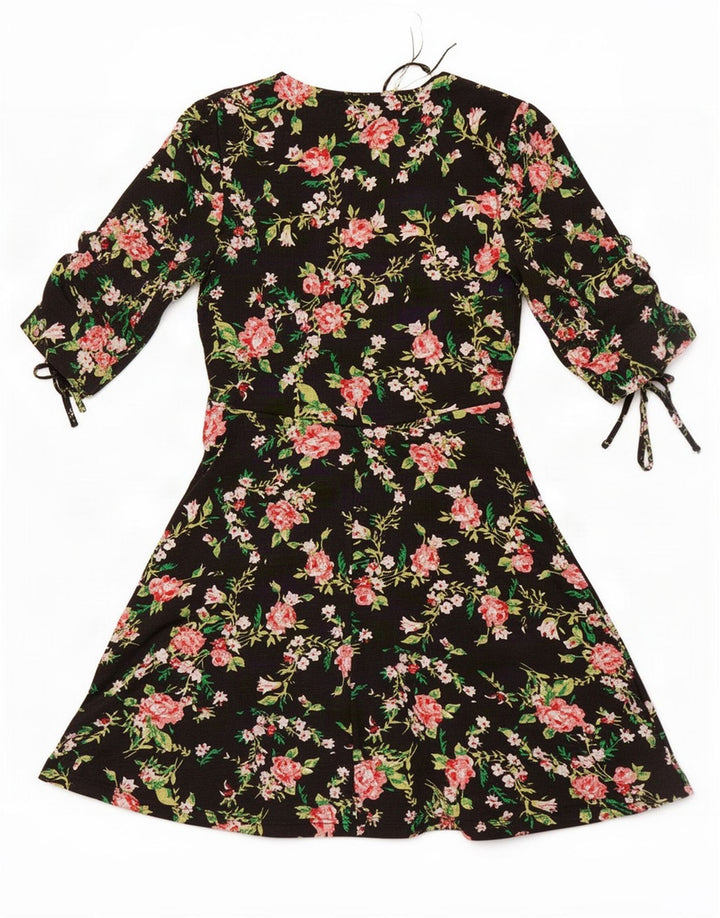Topshop Damen-A-Linien-Kleid, Größe S, Größe S, Schwarz, Polyester