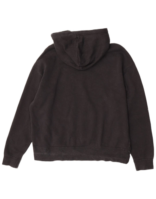 Nike Damen-Pullover mit übergroßem Kapuzenpullover, Gr. 16, Größe L, Schwarz, Baumwolle
