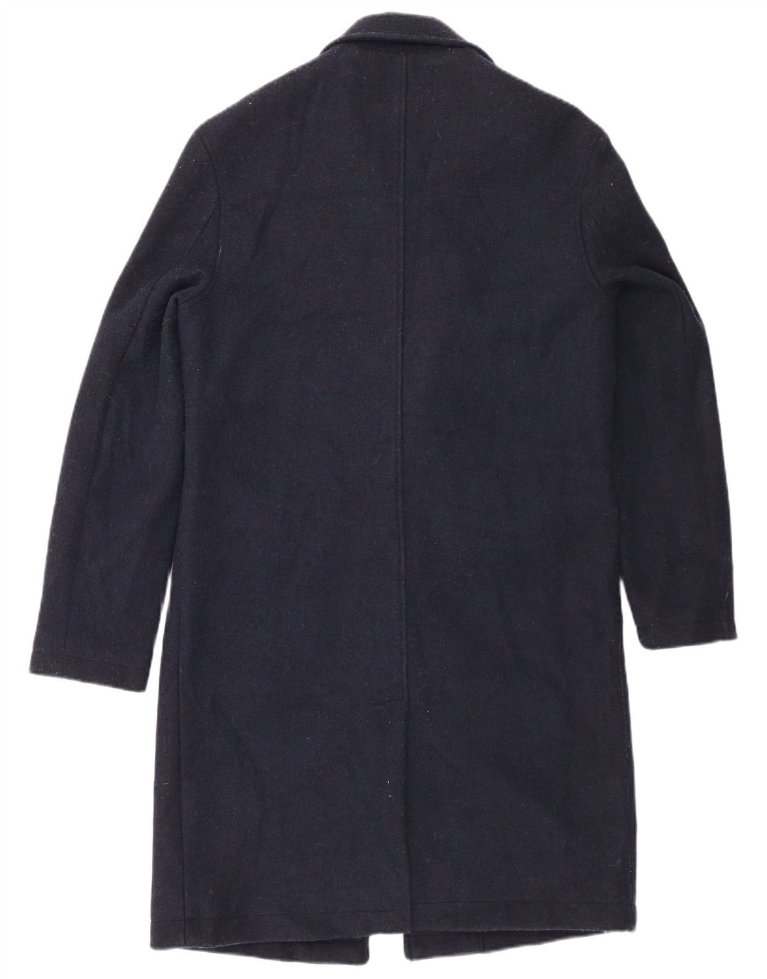 Zara Herrenmantel UK 36 Small Marineblau Polyester