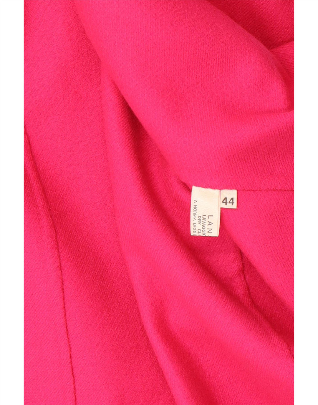 Vintage Damen 1 Knopf Blazer Jacke IT 44 Mittelrosa Wolle
