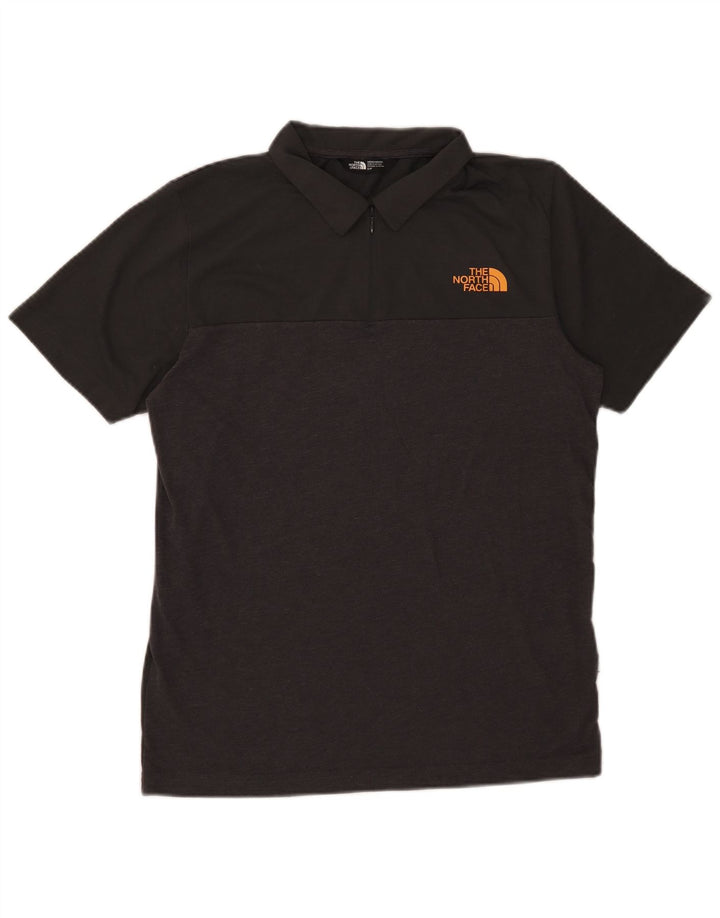 The North Face Herren-Poloshirt, Größe S, Grau, Polyester
