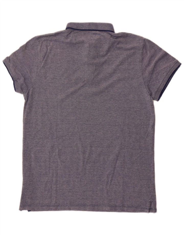 Wrangler Herren-Poloshirt, groß, marineblau, Baumwolle