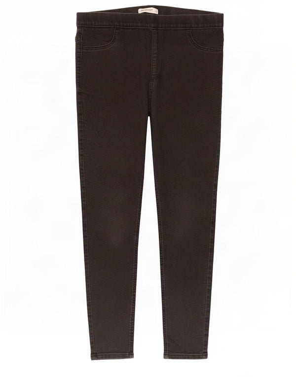 Marks & Spencer Damen Jegging-Jeans UK 14 Large W32 L27 Schwarze Baumwolle