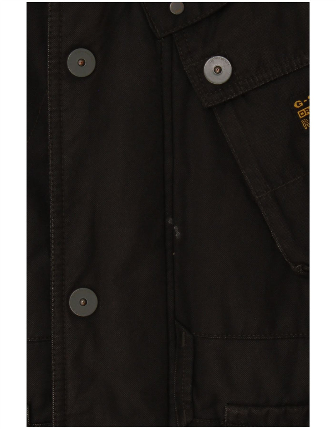 G-Star Herren Windjacke UK 36 Small Grau Baumwolle