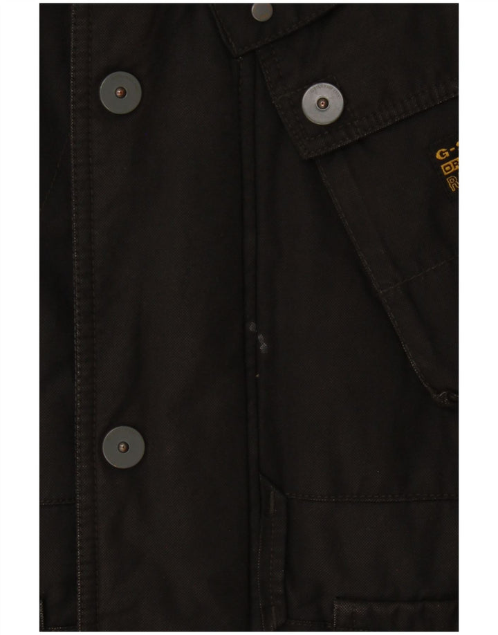 G-Star Herren Windjacke UK 36 Small Grau Baumwolle