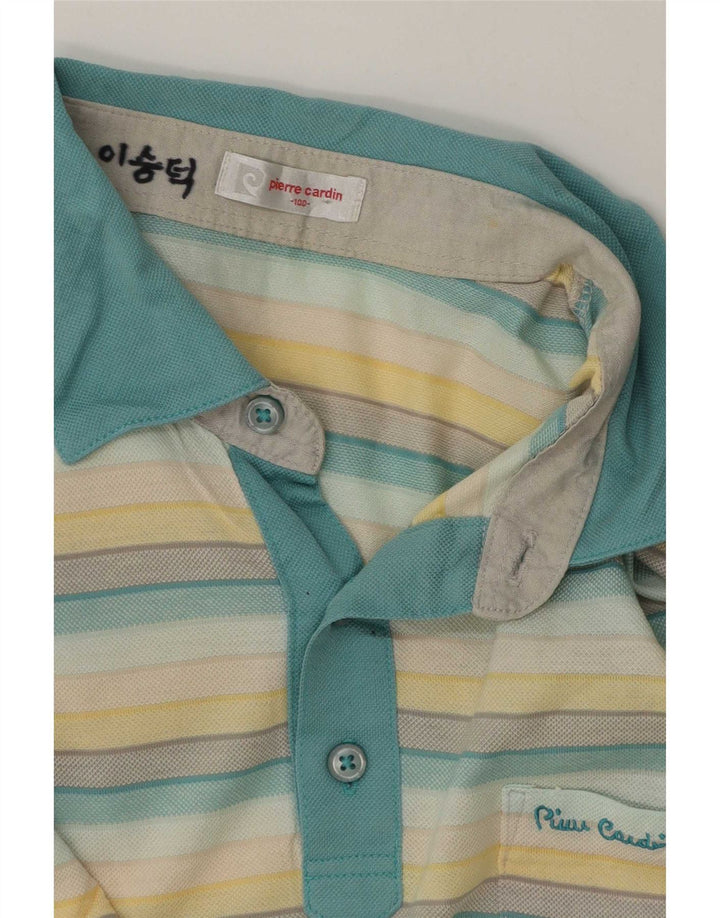 Pierre Cardin Herren Rugby-Poloshirt, mittelgroß, mehrfarbig gestreift