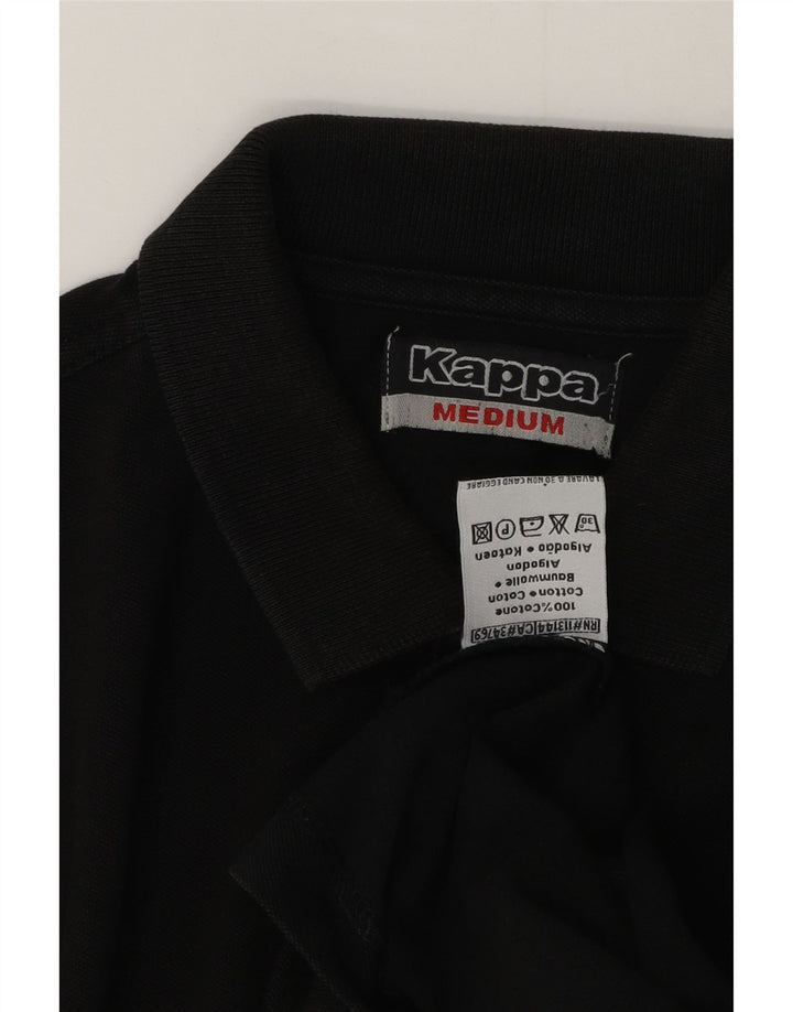 Kappa Herren Poloshirt Mittelschwarze Baumwolle
