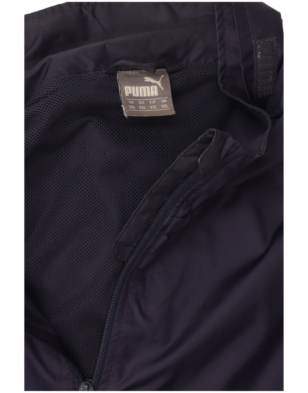 PUMA Herren Regenjacke mit Kapuze UK 44 2XL Marineblau