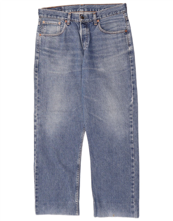 Levi's Herren 582 Straight Jeans W33 L28 Blaue Baumwolle