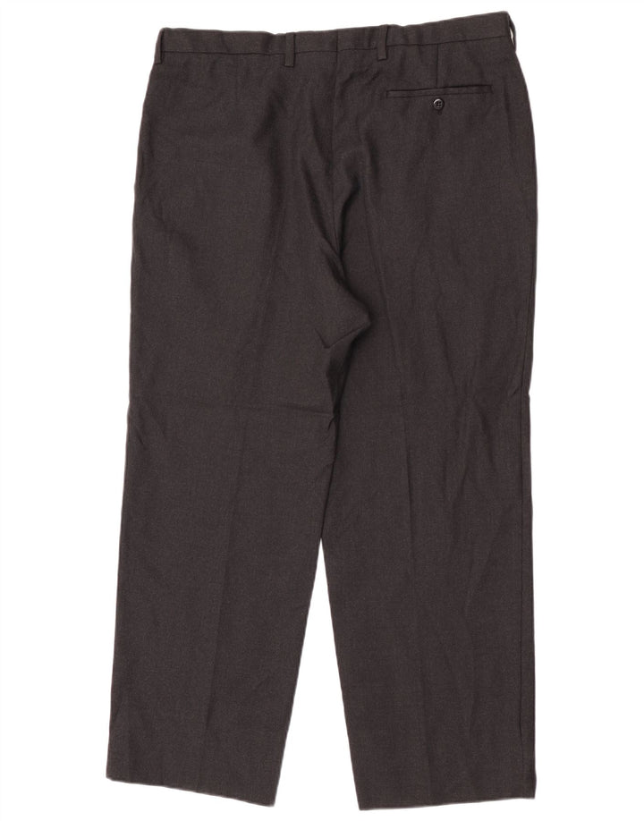 Burberry Herren-Anzughose mit Pegged-Anzug, W36, L28, graue Wolle